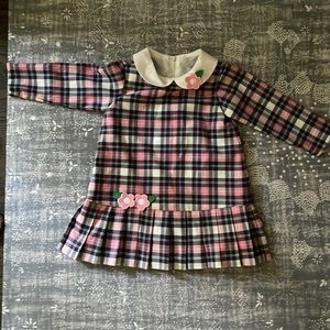 2T Florence Eiseman pink/white/blue checkered dress